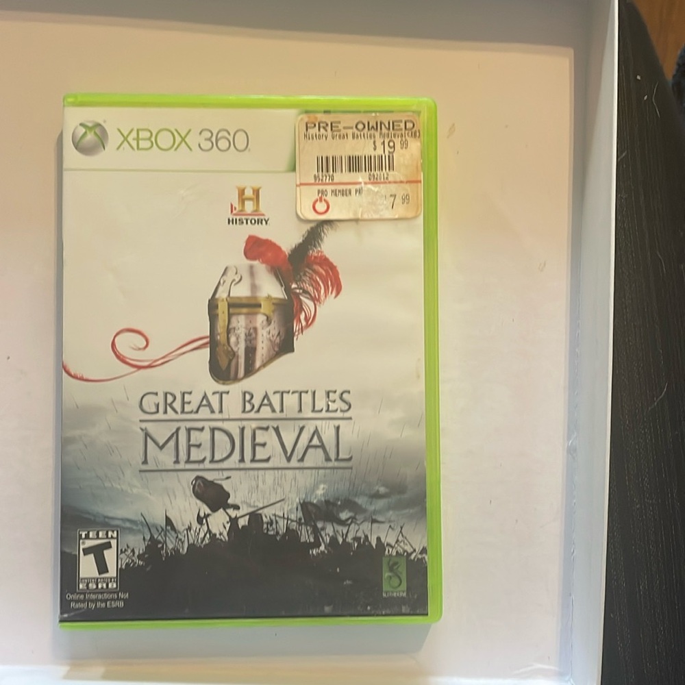 History Channel Presents Great Battles Medieval for XBOX 360